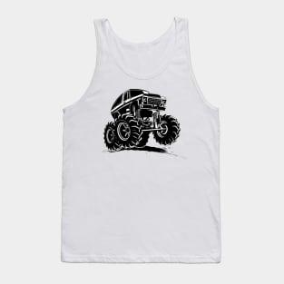 Cartoon monster truck Tank Top